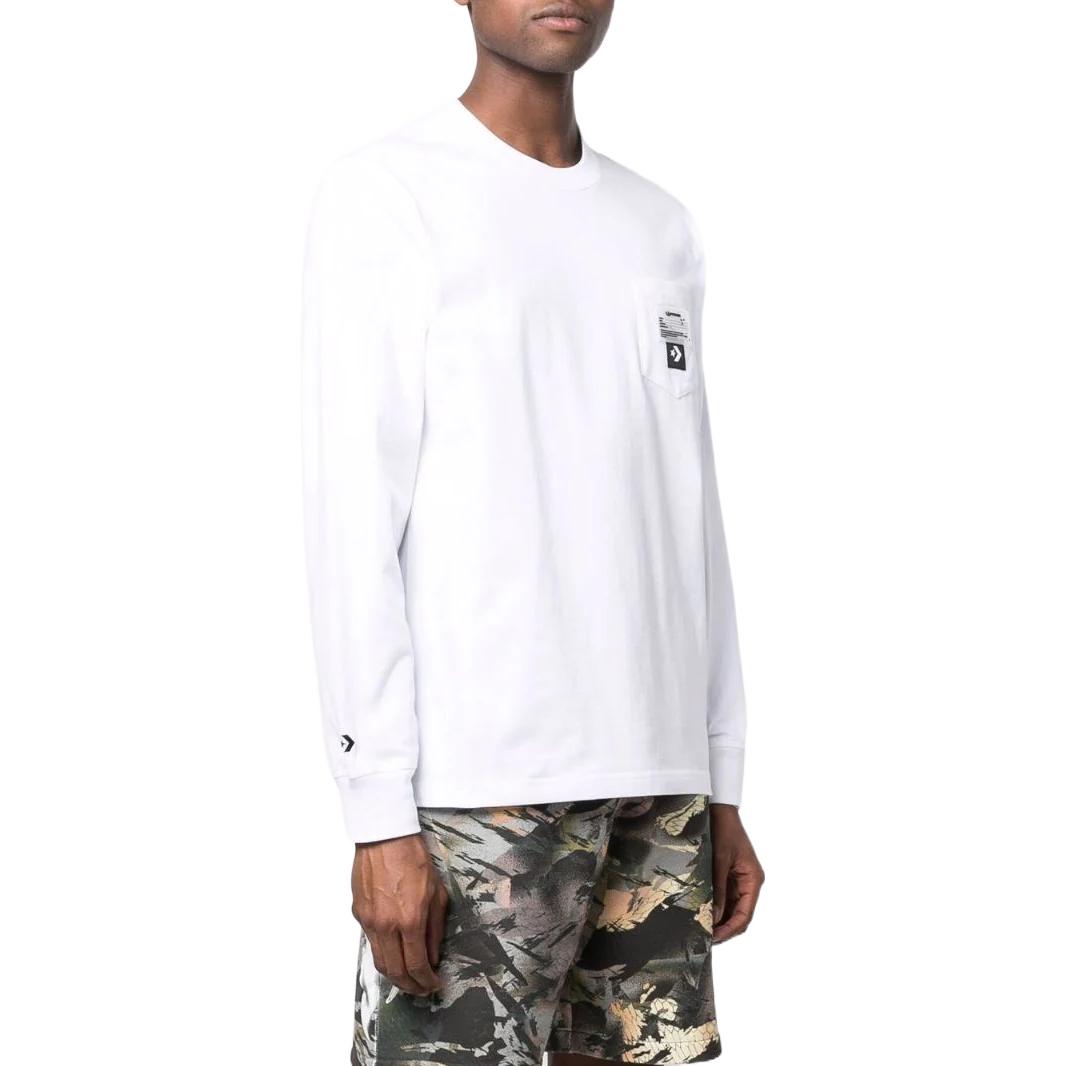 Converse x Josh Vides Long Sleeve Pocket Tee Asia Sizing 'White' 10023693-A01