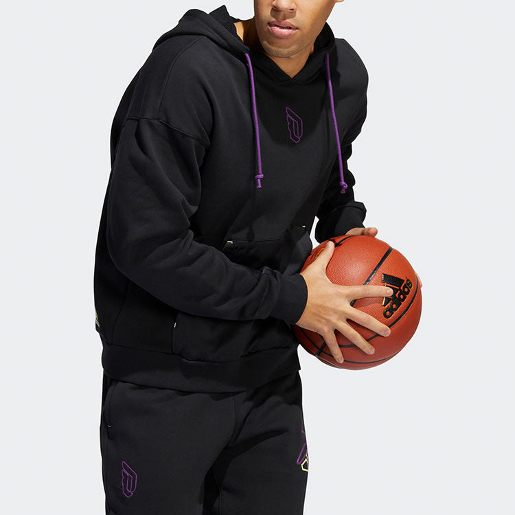 adidas Dame 8 Inn Hdy Basketball Sports Hooded Pullover Long Sleeves Black HE5464