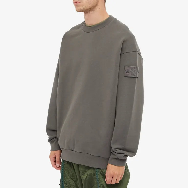 STONE ISLAND Crewneck Sweatshrt 'Dark Grey' 7715633F3-V0067