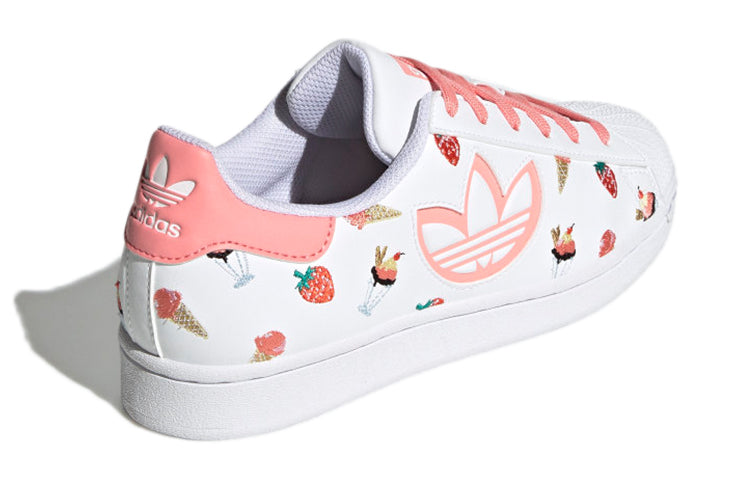 (WMNS) adidas originals Superstar 'White Peach Pink' H05667