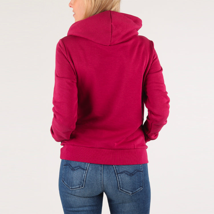 (WMNS) Converse Love the Progress Print Hoodie Asia Sizing 'Red' 10017330-A02