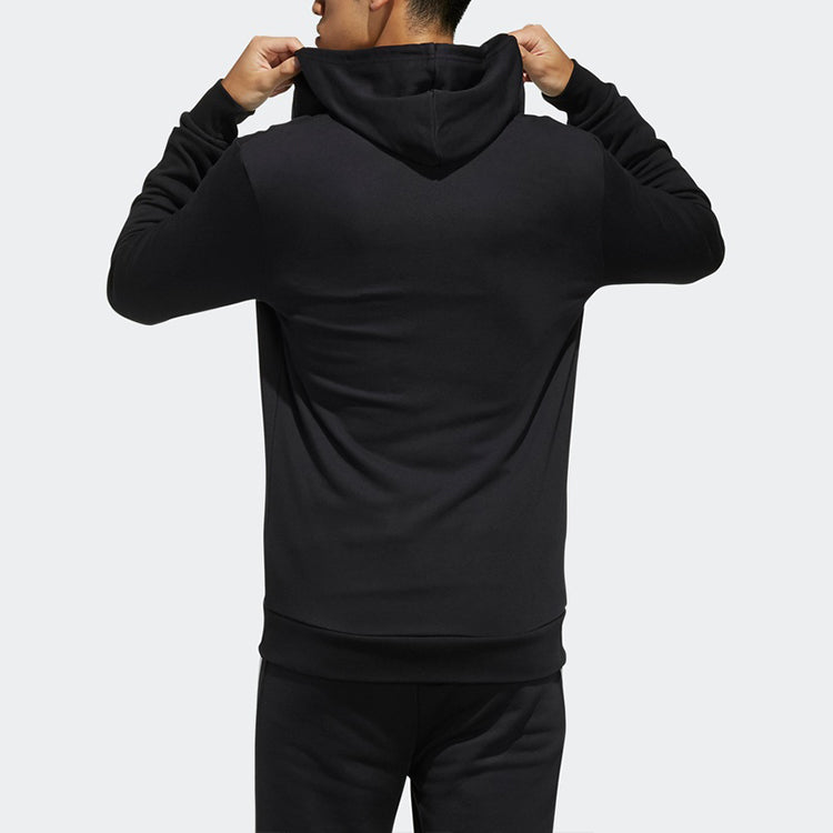 adidas neo M CE LNR Z HDY Zipper Casual Sports Hooded Jacket Black EI4736