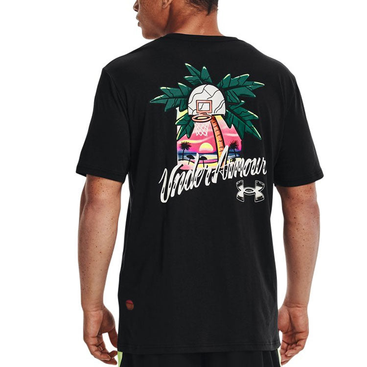 Under Armour Summer Hoops Graphic T-shirt 'Black' 1370522-001