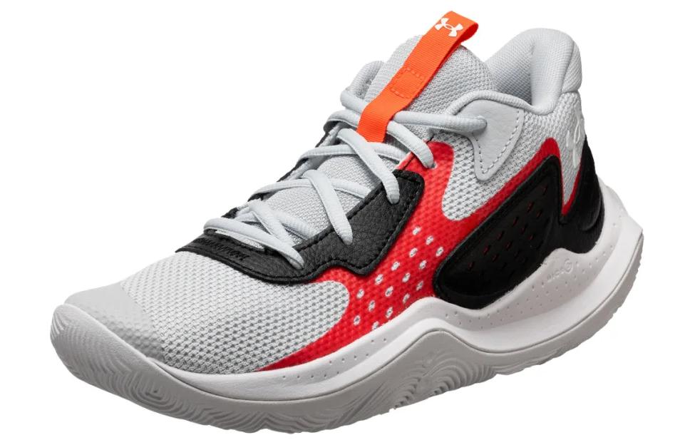 Under Armour Jet '23 Basketball 'Grey Black Red' 3026634-103