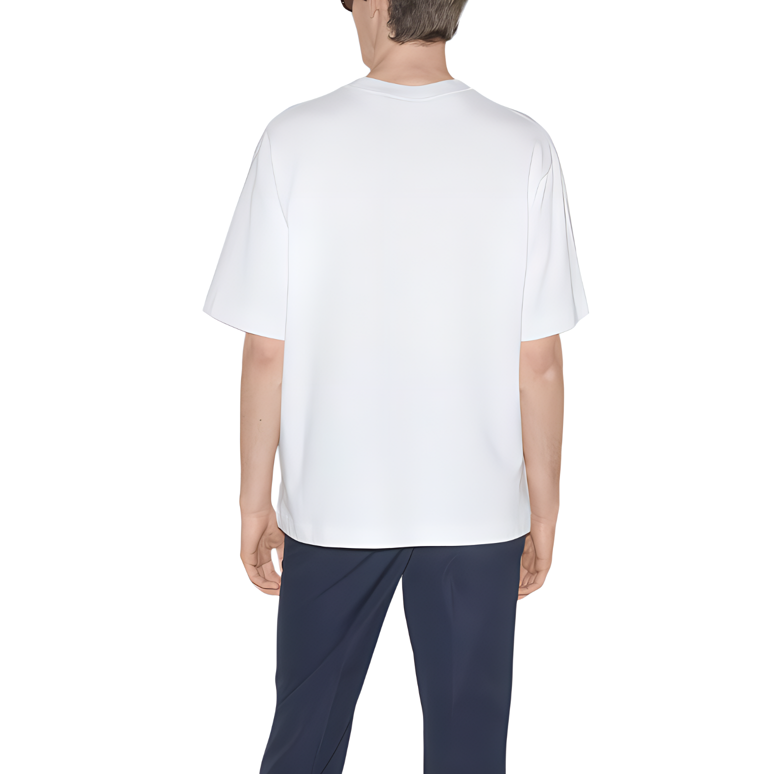 Gucci Cotton Jersey T-Shirt With Gucci Print 'White' 784361-XJGKA-9074