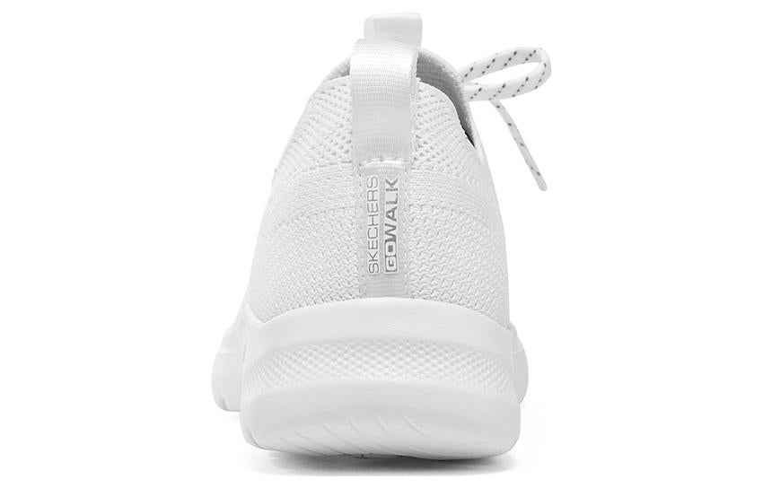 (WMNS) Skechers Go Walk Radiant Summer 'White Silver' 124620-WSL