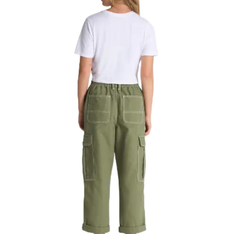 (WMNS) Vans Sidewalk Pants 'Olivine' VN000GWNAMB