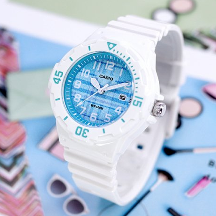 CASIO Diving Sports Waterproof Blue Analog LRW-200H-2C