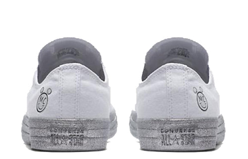 Converse Chuck Taylor All Star Low Miley Cyrus White Silver 162238C