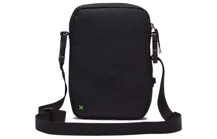 Nike Heritage Embroidered Triple Logo Shoulder Bag 'Black' DH3080-010
