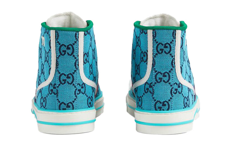 (WMNS) Gucci Tennis 1977 High Top Sneakers 'Blue' 663679-2UZL0-4280