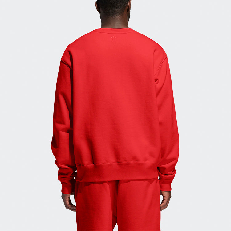 adidas x Pharrell Basics Crew Sweatshirt 'Red' GL6290