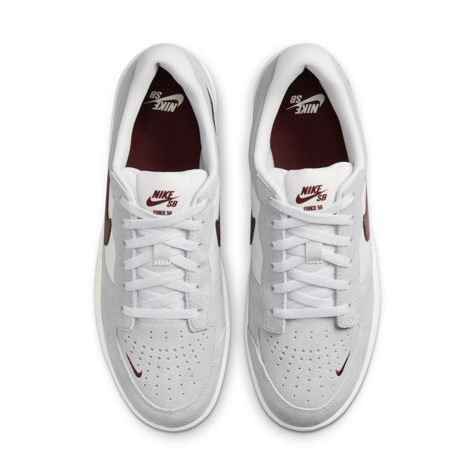 Nike SB Force 58 'Light Smoke Burgundy' FQ7637-001