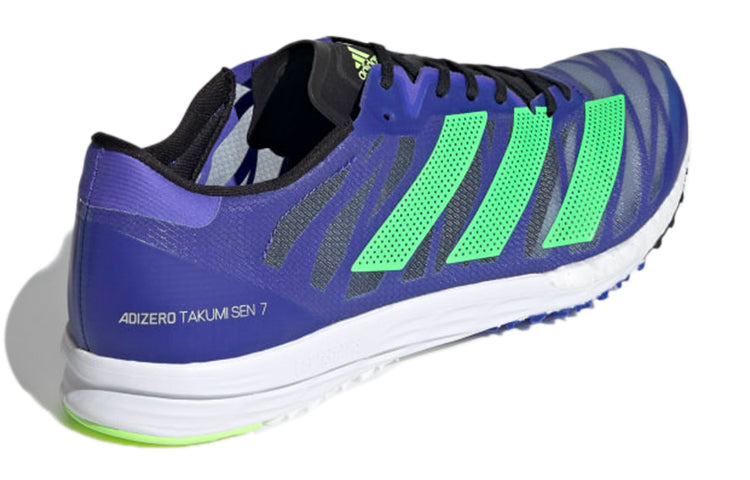 adidas Adizero Takumi Sen 7 'Blue Neon Green' H67520