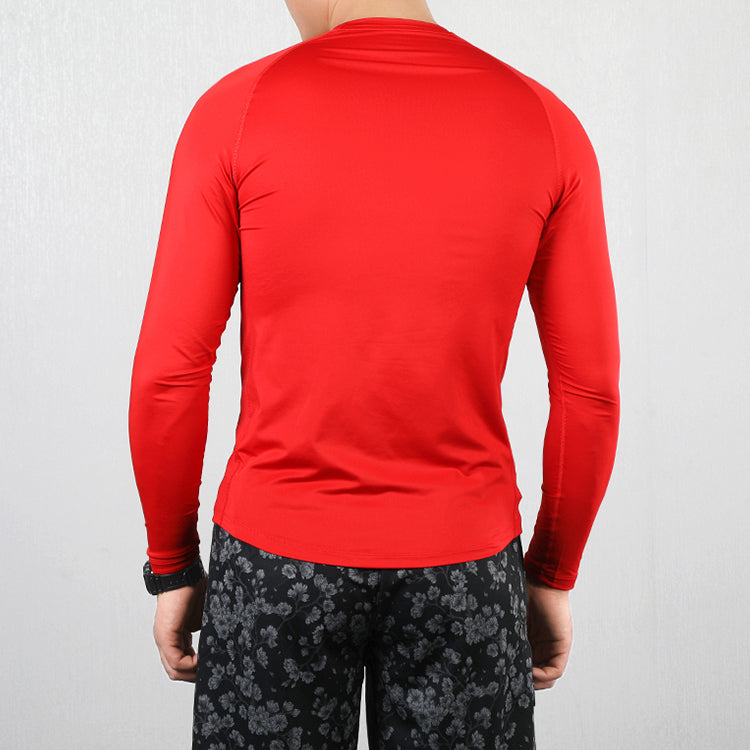 Nike Pro Slim Fit Version Long Sleeves Training Tops Red BV5595-657