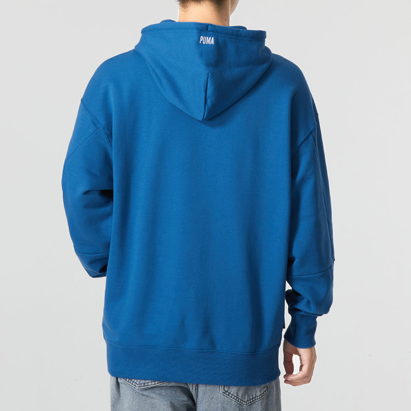 PUMA Logo Hoodie 'Blue' 537706-17