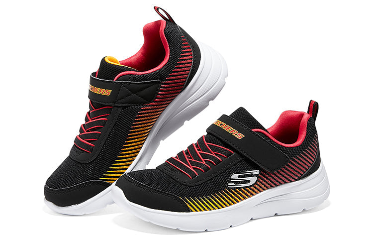 (GS) Skechers Microspec Gorza Shoes 'Black Red Yellow' 415016L-BKRD