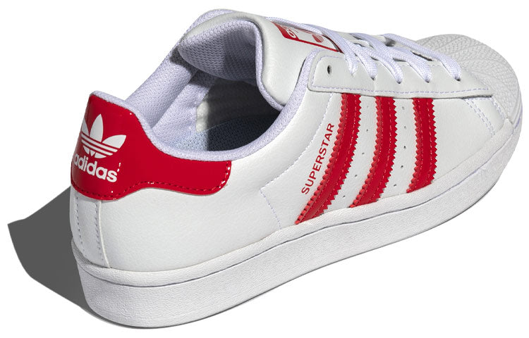 (WMNS) adidas Superstar 'White Scarlet' FX8729