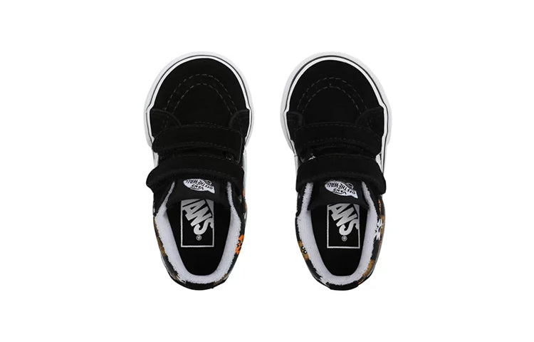 Vans Animal Checkerboard SK8-Mid Toddler Black/White VN0A348J0GN