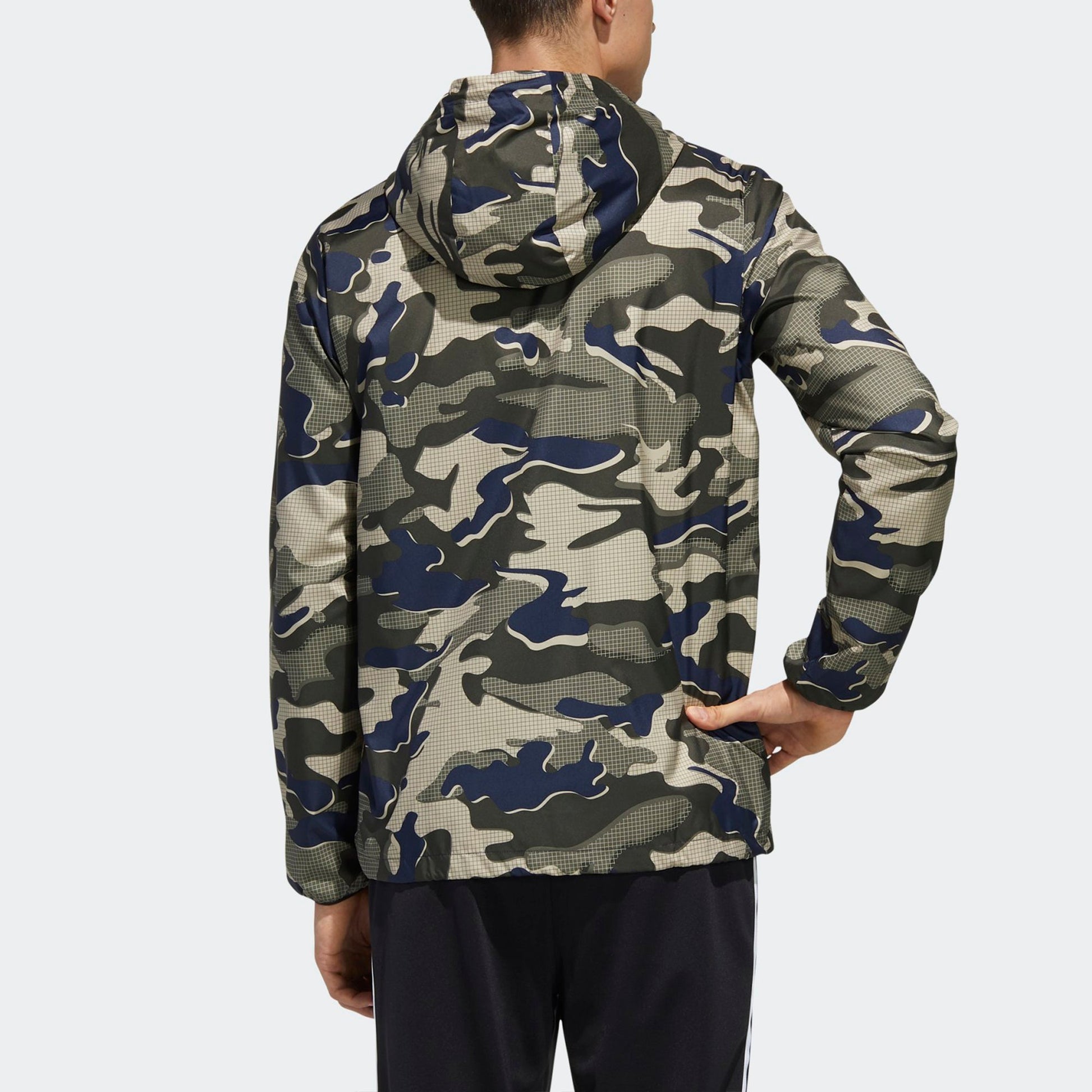 adidas Mh Wb Camo Camouflage Sports Hooded Jacket Asia Edition Camouflage GF3966