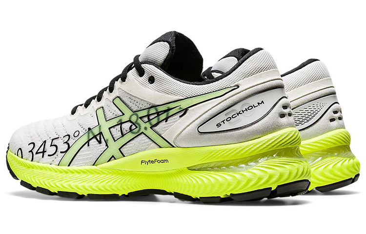 (WMNS) ASICS Gel-Nimbus 22 'White Yellow' 1012A773-101
