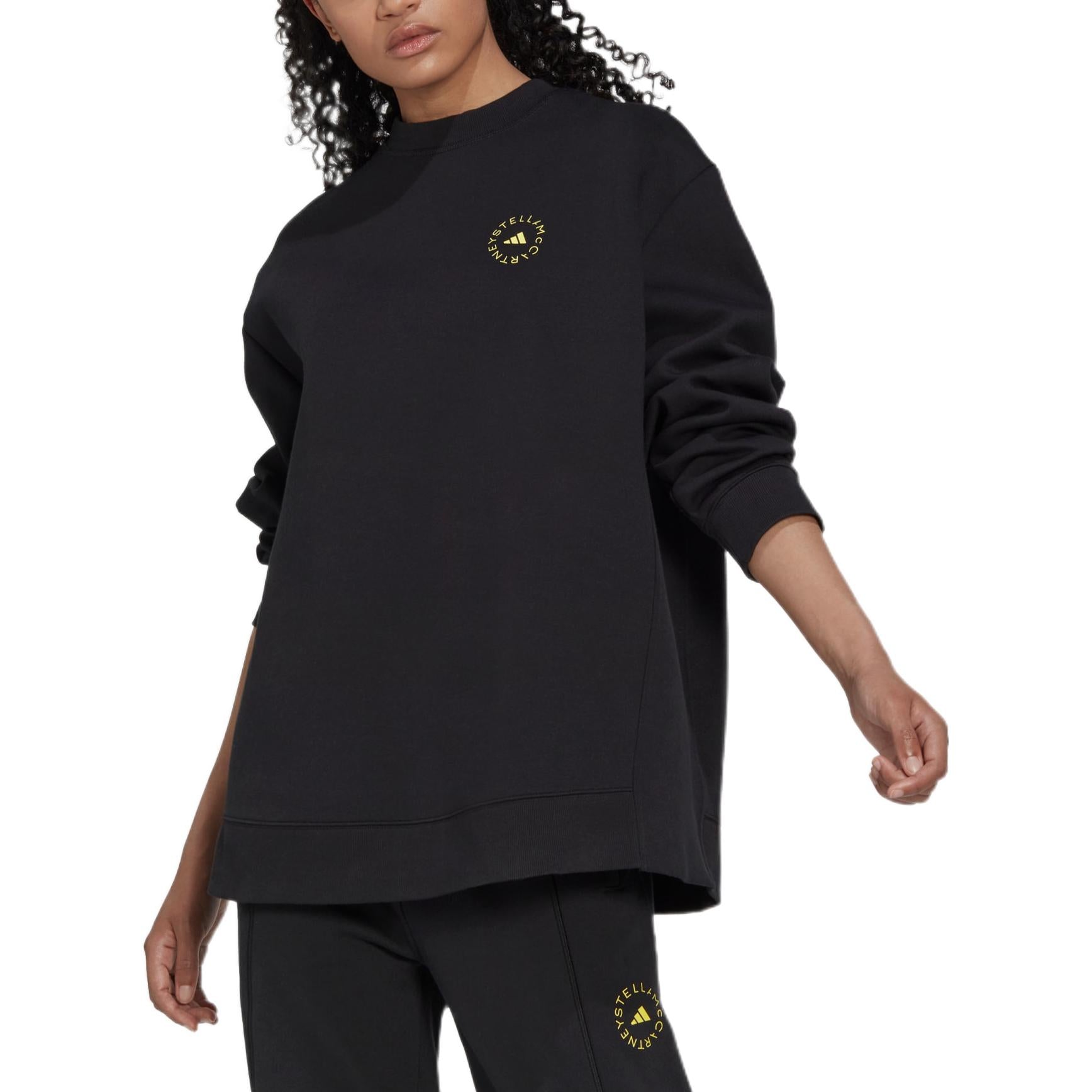 (WMNS) adidas By Stella McCartney Sportswear Sweatshirt 'Black' HI6060