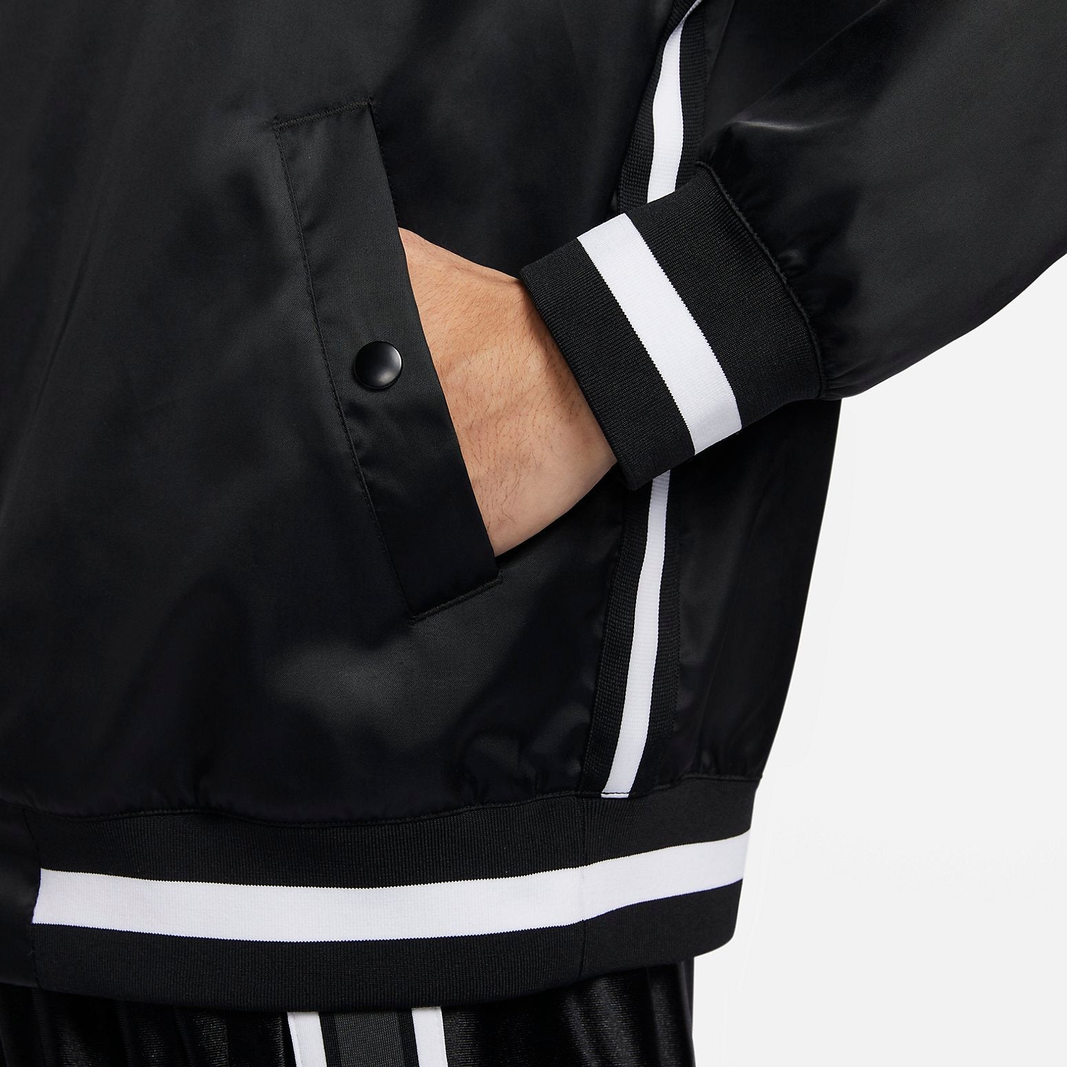 Nike DNA Basketball Jacket 'Black White' FN2725-010