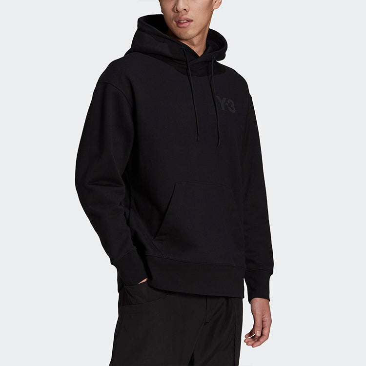 Men's Y-3 Solid Color Cozy Logo Black GV4198