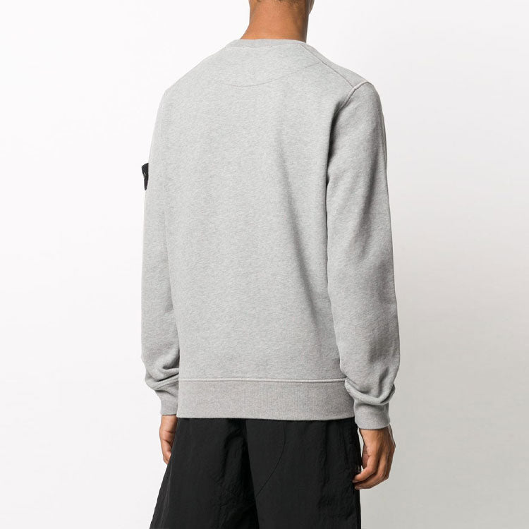 Men's STONE ISLAND Sleeve Round Neck Pink Gray 731563020-V0M64