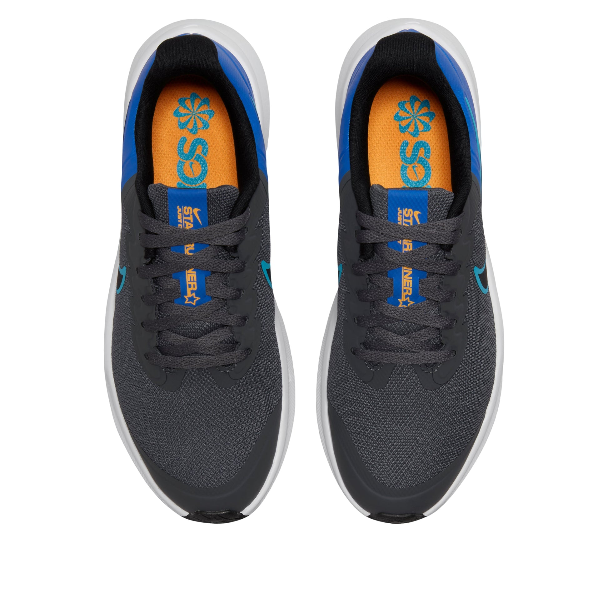 (GS) Nike Star Runner 3 'Iron Grey Racer Blue' DA2776-012