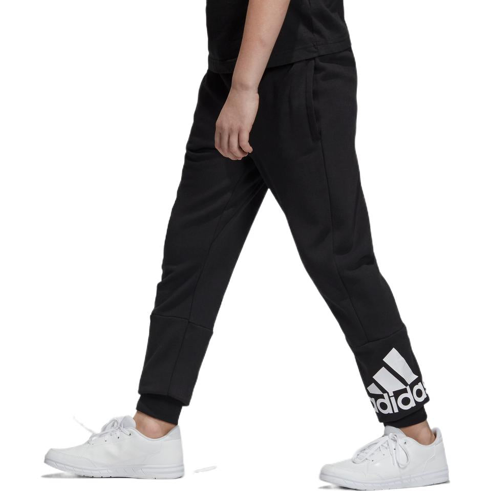 (GS) adidas Must Haves Pants Asia Sizing 'Black White' DV0786