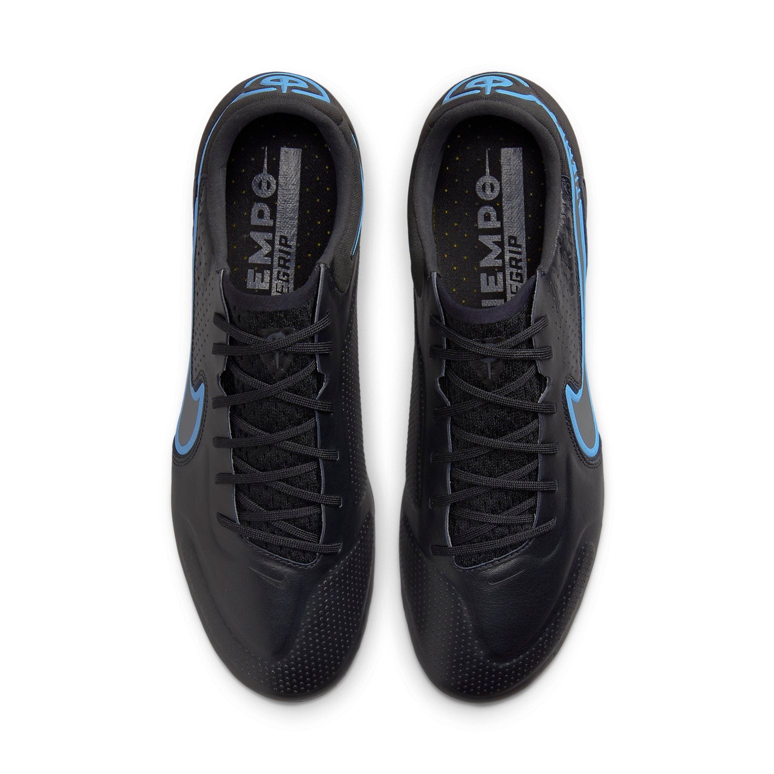 Nike Tiempo Legend 9 Elite SG Pro AC 'Black Blue Hero' DB0822-004