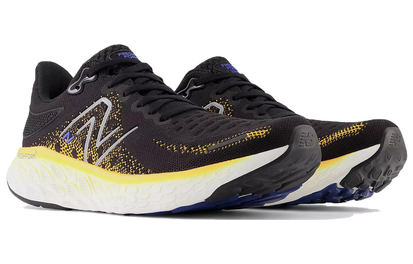 New Balance Fresh Foam x 1080v12 2E Wide 'Black Hot Marigold' M108012D-2E