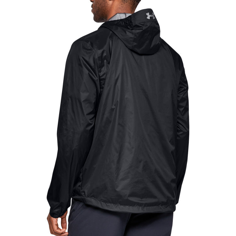 Men's Under Armour Forefront Rain Training Sports Jacket Black 1321439-001