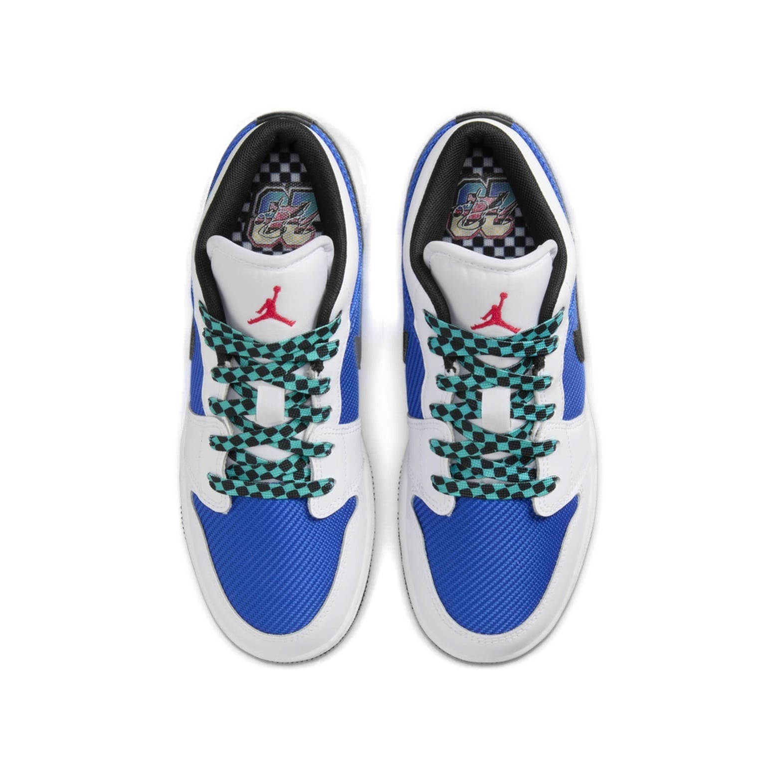 (GS) Air Jordan 1 Low SE 'White Hyper Royal' FQ8042-100