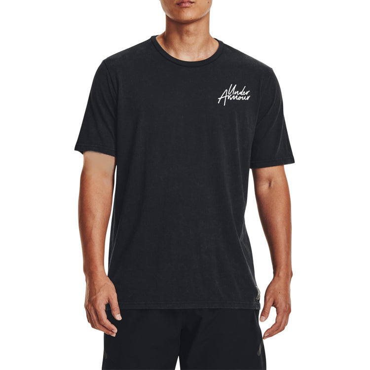 Under Armour Snow Wash Tee 'Black White' 1373871-001