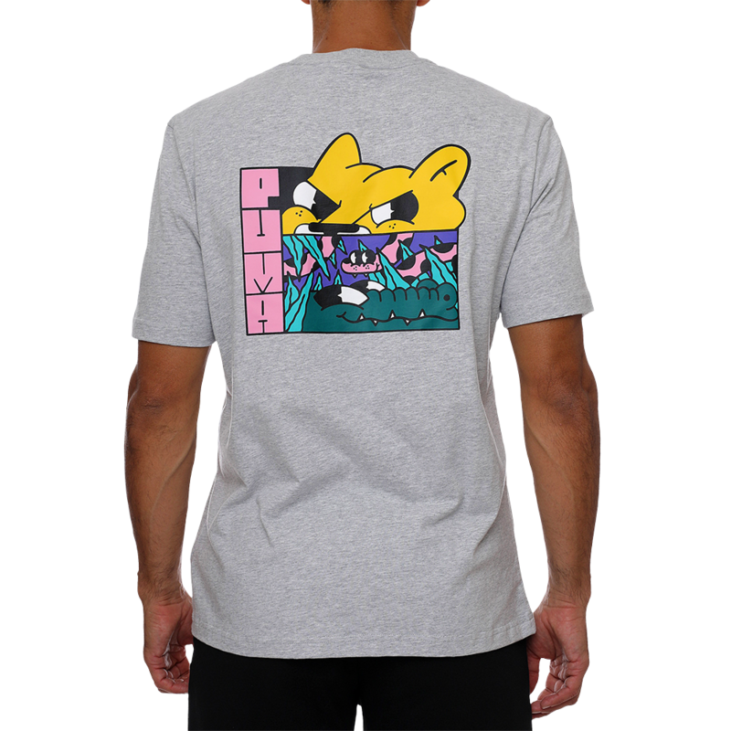 PUMA X Aka Boku T-Shirt 'Grey' 530222-04