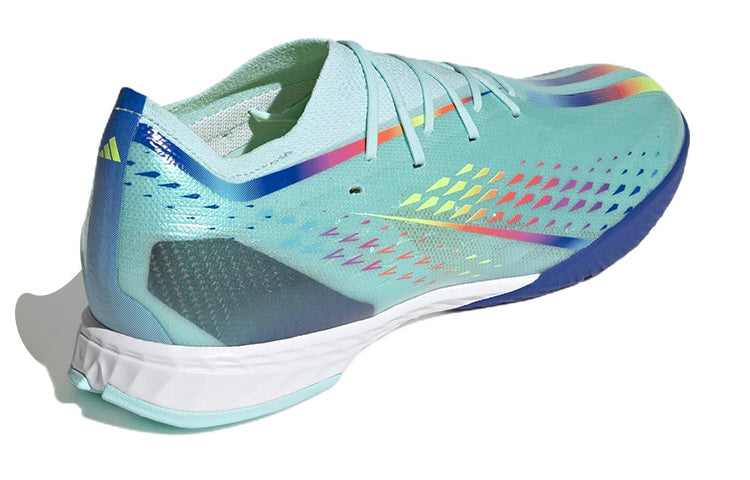 adidas X Speedportal.1 IN 'Al Rihla Pack - Clear Aqua' GW8439