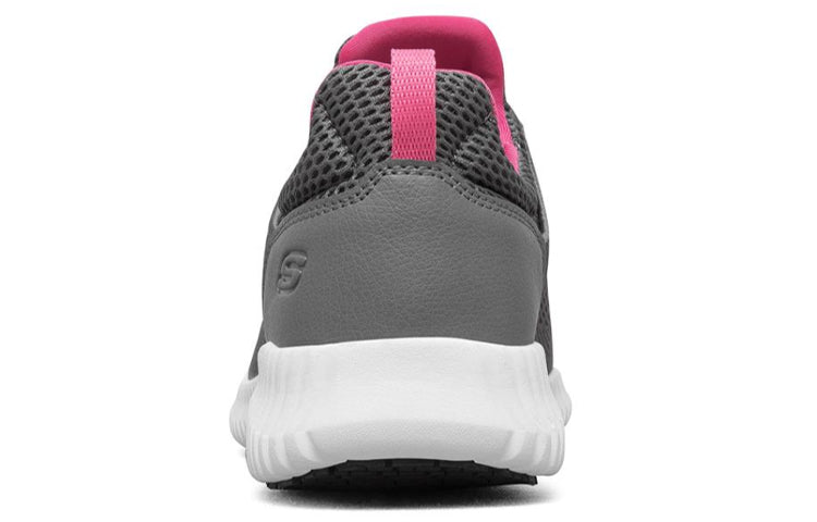 (WMNS) Skechers Cessnock Sneakers Grey/White/Purple 77260-GRY