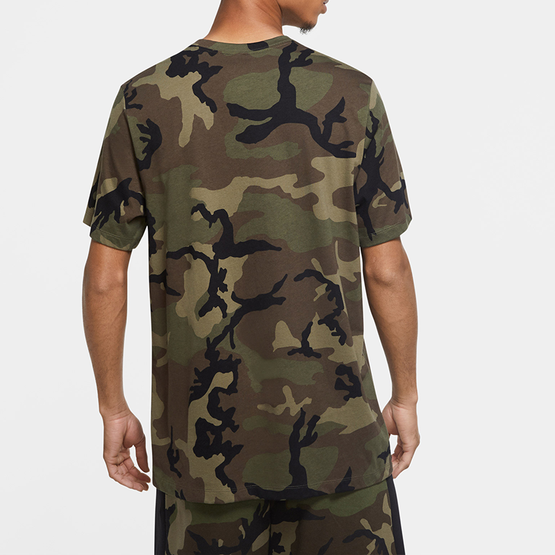 Air Jordan Jumpman Classics Camo Camouflage Tee 'Olive Green' CU2074-222