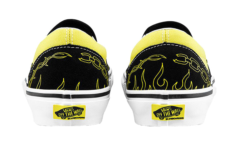 Vans Mike Gigliotti x SpongeBob SquarePants x Skate Slip-On 'Black Yellow' VN0A5FCAZAU