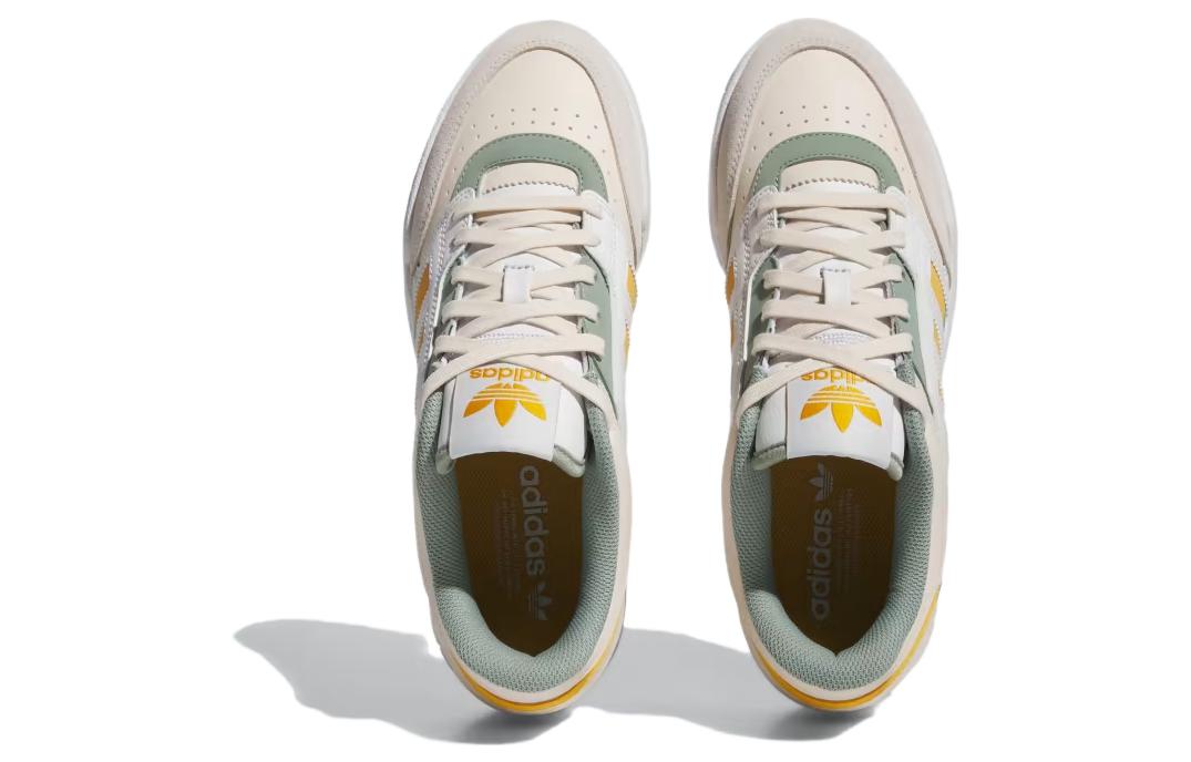adidas Originals Drop Step Low Shoes 'Crystal White Yellow Silver Green' IF2610