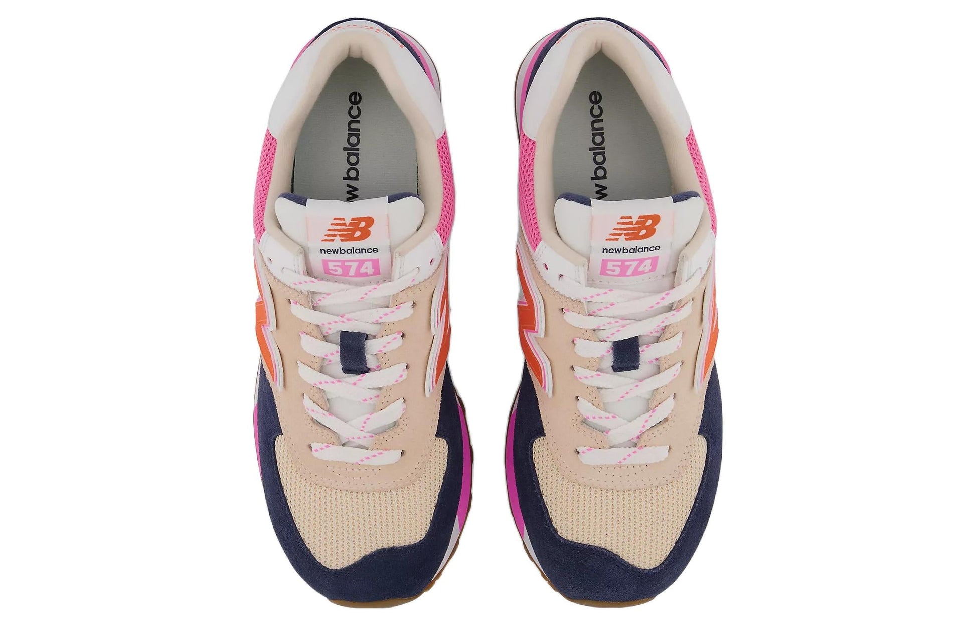 (WMNS) New Balance 574 v2 'Cream Orange Pink' WL574PH2