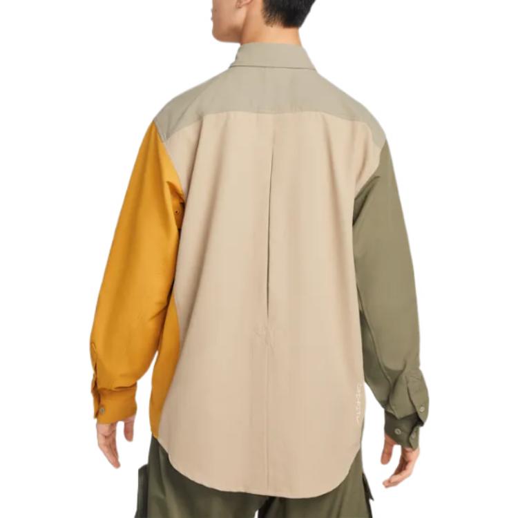 Men's Nike ACG Dri-FIT UV Devastation Trail Multiple Pockets Detail Colorblock Long Sleeves Shirt DN3937-247