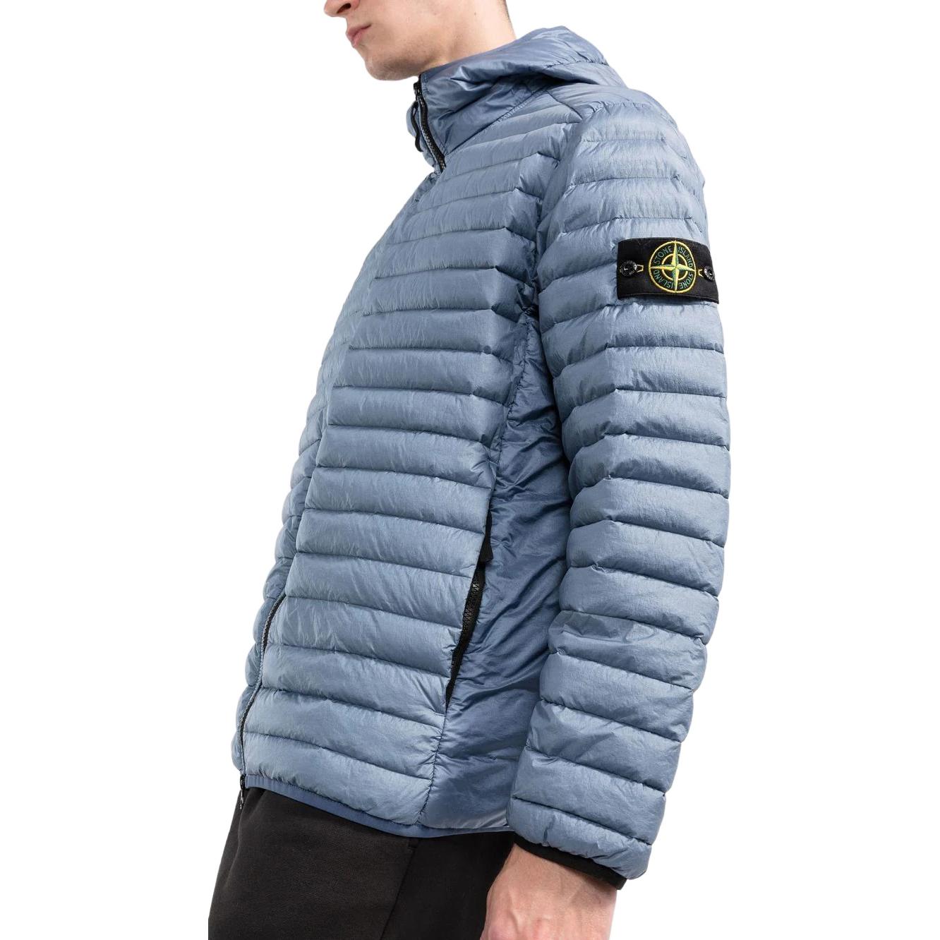 STONE ISLAND Compass-patch Puffer Jacket 'Blue' 771540324V0024