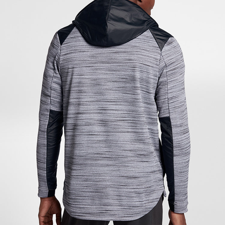Nike Full-length zipper Cardigan Basketball Hooded Jacket Black 857045-010
