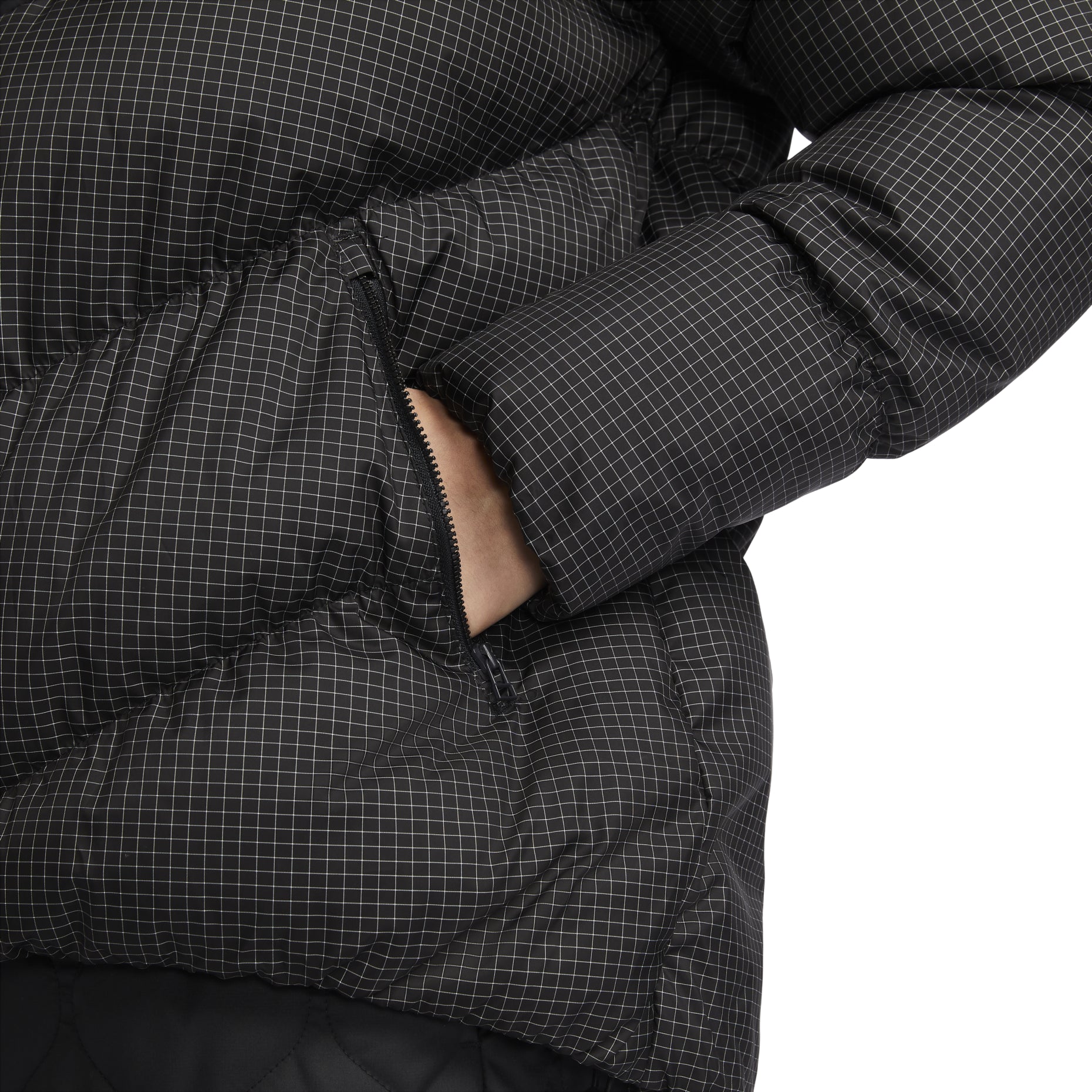 (WMNS) Nike Sportswear Windpuffer Therma-FIT Loose Puffer Jacket 'Black' FD8212-010