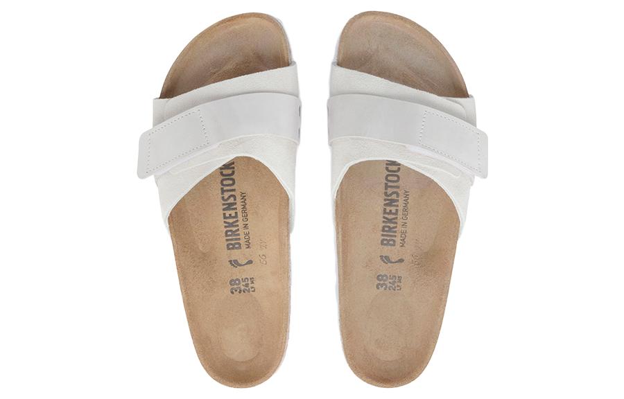 Birkenstock Oita Suede Leather Sandals 'Antique White' 1024226