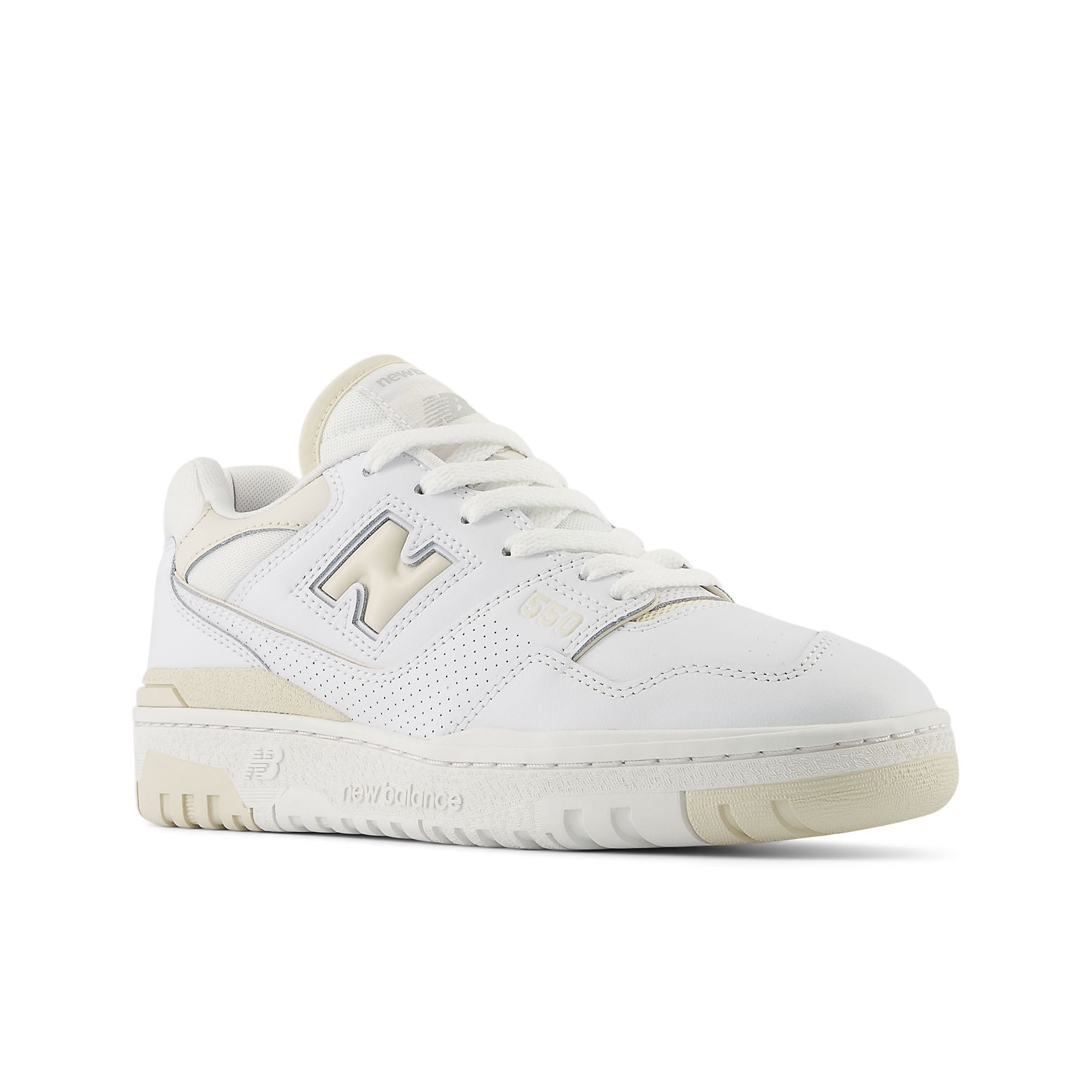 (WMNS) New Balance 550 Skate Shoes 'White Yellow' BBW550BK