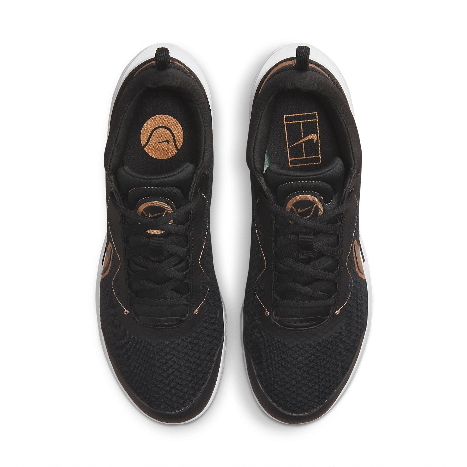 (WMNS) Nike Court Air Zoom Pro 'Black Metallic Red Bronze' DV3285-001